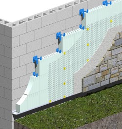 R-ETRO Details - CMU Walls, Stucco or Stone Finish
